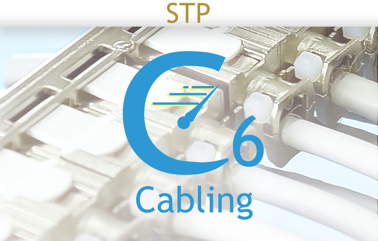 Super Cat 6 Cabling Shielded Solution RJ45 & Cat6 Keystone Jack & UTP